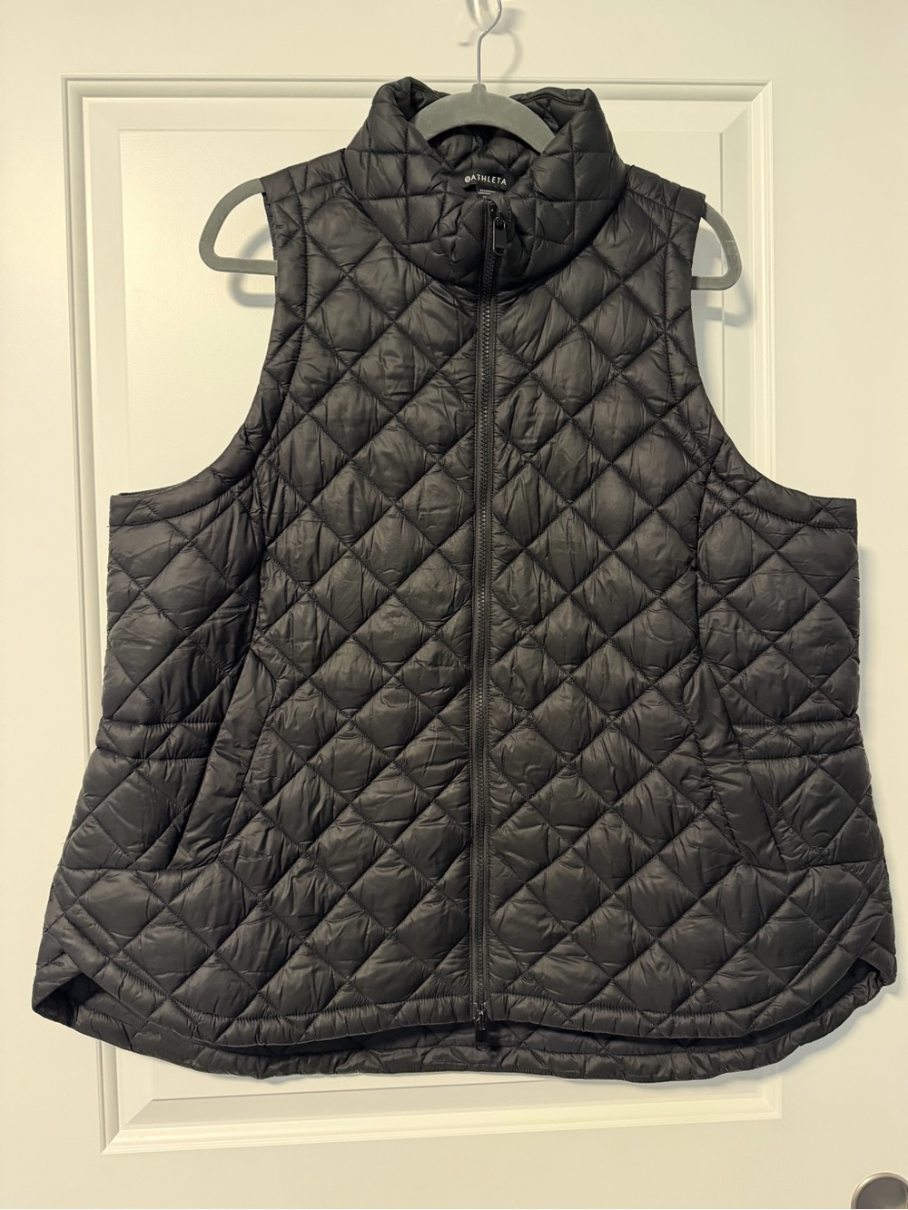 Athleta: Whisper Featherless Vest Black 1X